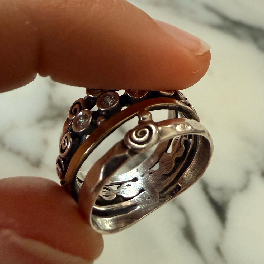 Sterling Israeli Ring - Picture 3 of 4